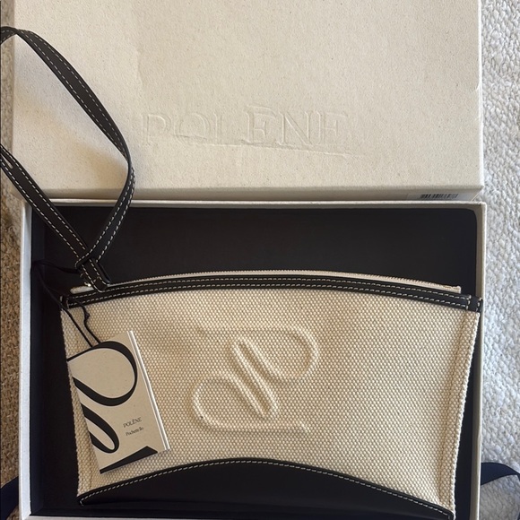Polène Beige and Black Wristlet - Picture 1 of 1